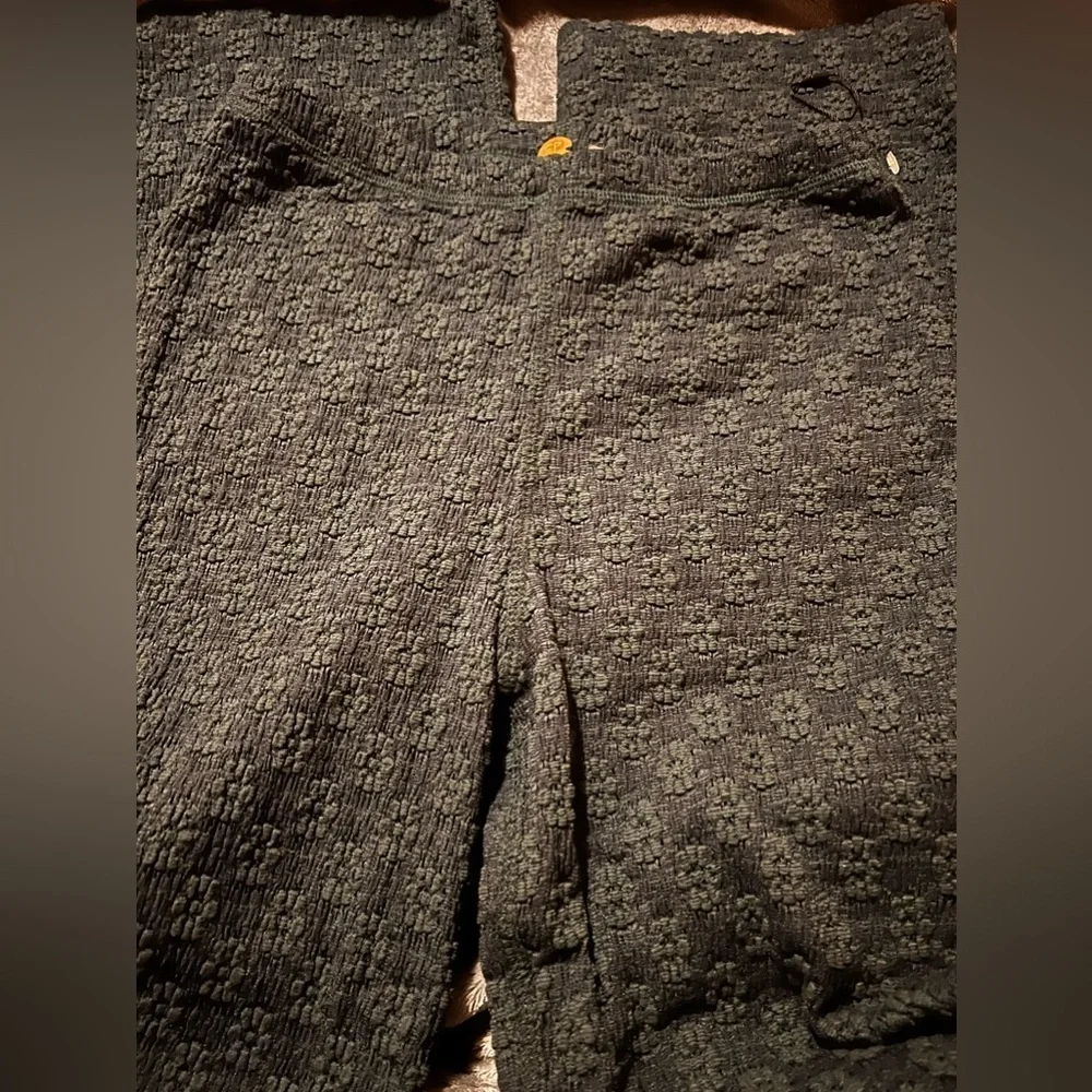Free people FP one Ona sheer see through lace pants size xs forest green ona